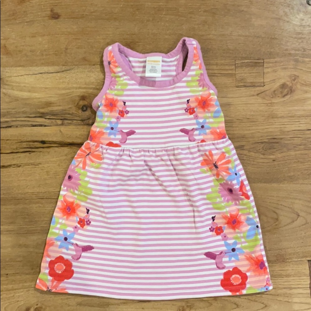 Baby girl Gymboree striped dress 12-18 months